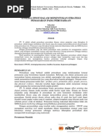 Download Analisa Swot Dalam Menentukan Strategi Pemasaran Pada Perusahaan 1 by Yanesar Hawiley SN234925281 doc pdf