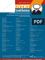 Coventry Conversations Spring 2010 Programme