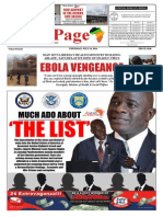 Frontpage: Ebola Vengeance