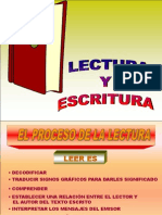 El Proceso de La Lectura y Escritura