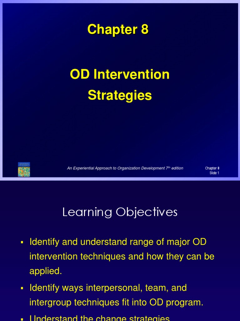 OD Intervention Strategies Overview | PDF | Organization Development ...