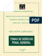 Temas Derecho Penal General