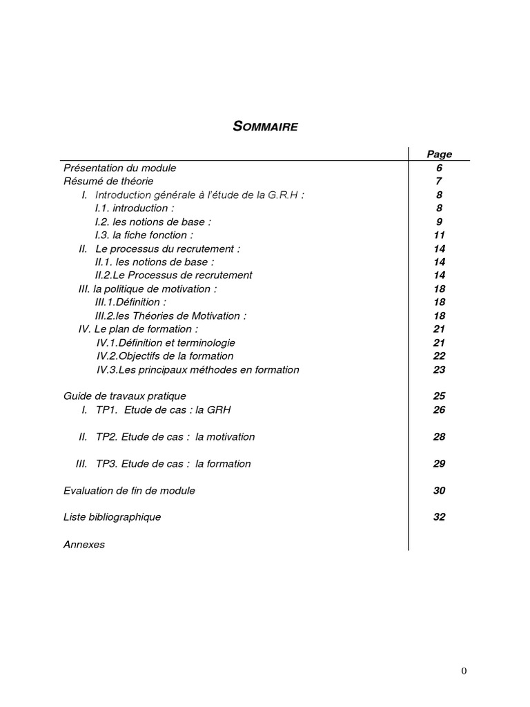 Pratiques de Gestion des Ressources Humaines | PDF | Recrutement ...