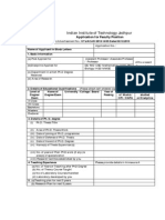 Application Form IITJodhpur