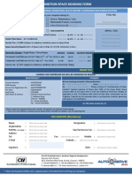 As 2014 - Space Booking Form
