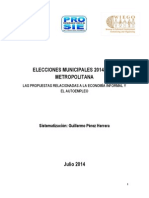 ELECCIONES MUNICIPALES 2014