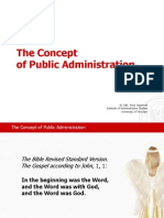 The Concept of Public Administration
