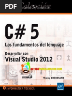 Download C 5 Los Fundamentos Del Lenguaje - Desarrollar Con Visual Studio 2012 by completo SN234939227 doc pdf