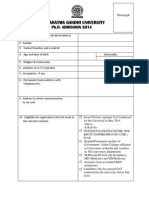 PH - D - Application Form DTD 26-6-2014