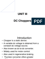 Unit Iii DC Choppers