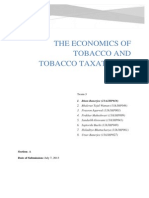 Team 3 Tobacco Taxation Economics Assignment