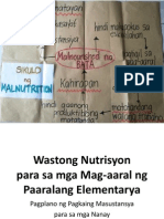 Wastong Nutrisyon para Sa Mga Mag-Aaral
