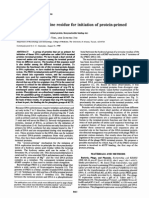 An Essential Arginine Residue for Initiation of Protein-primed Dna Replication