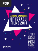 Israeli Film Catalogue 2014 | PDF | Israel | World Politics
