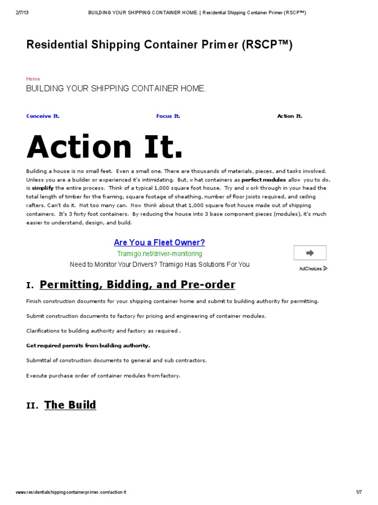 Building Your Shipping Container Home | PDF | Framing (Construction) | Wall