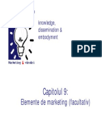 Capitolul 9 Elemente de Marketing Facultativ