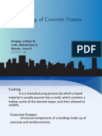 Casting of Concrete Frames