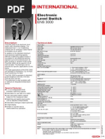 Electronic Level Switch: Description: Technical Data