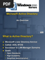 Microsoft Active Directory: An Overview