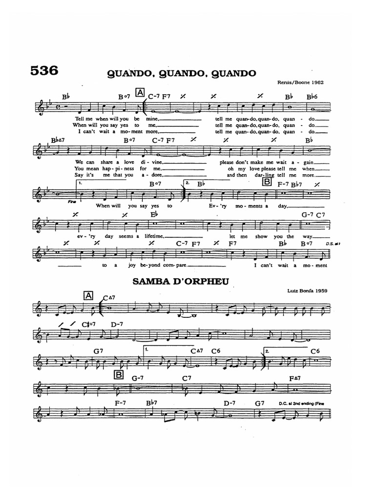 Quando Quando | PDF