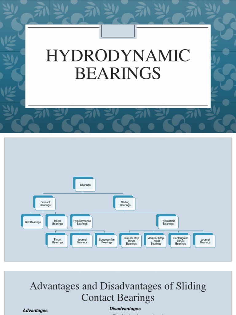 Hydrodynamic Bearings PDF Bearing (Mechanical) Fluid Dynamics