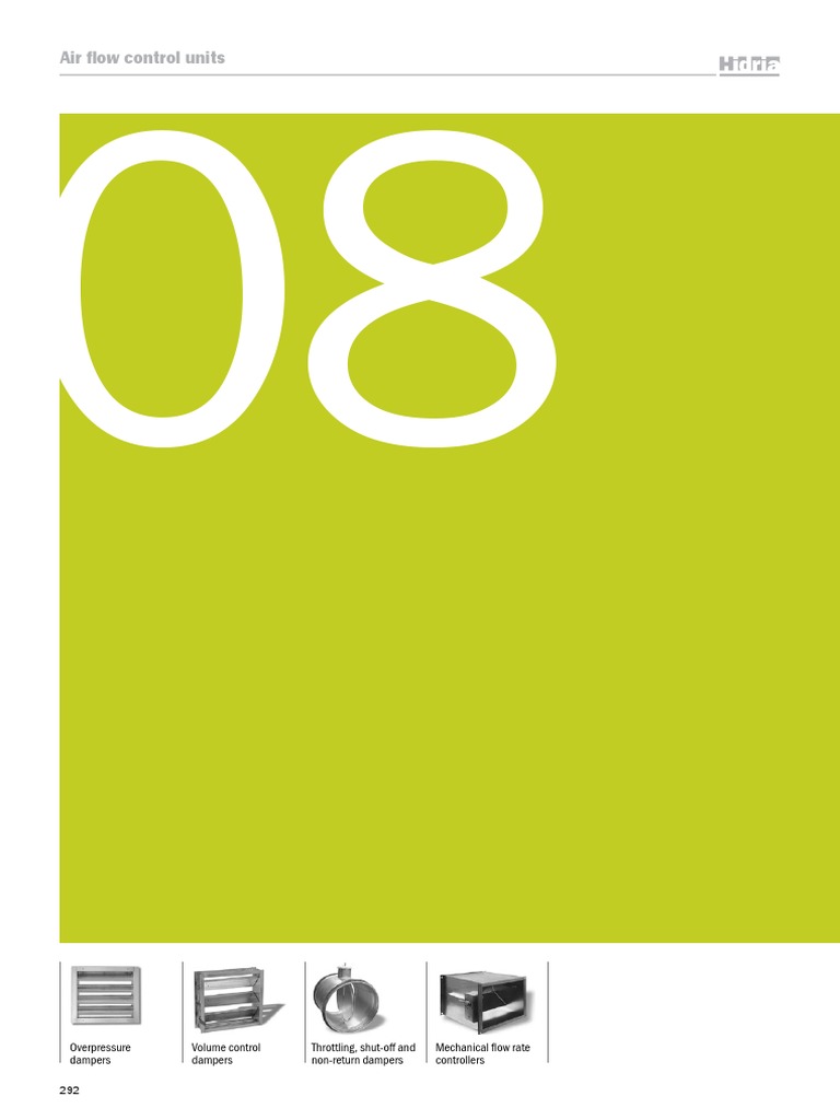 Air Flow Control PDF Duct (Flow) Mechanical Engineering