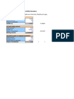 MS Office Shortcut and CAGR Calculation