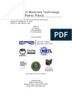 Advances in Materials Technology For Fossil Power Plants