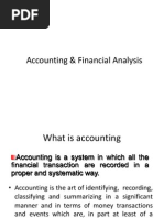 Accounting Financial Analysis