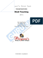 Hindi Teaching