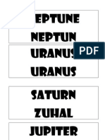 Neptune Neptun Uranus Uranus