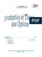 Evaluation Et Theorie Des Options