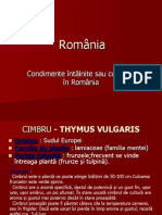 Condimente În Romania