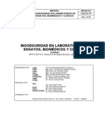 Bioseguridad en Laboratorios de Ensayos Biomedicos y Clinico Ins