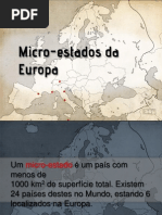 Microestados Da Europa
