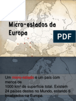 Microestados Da Europa
