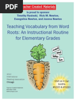 Download Teaching Vocabulary From Word Roots_An Instructional Routine for Elementary Grades by Raahul Gangwar SN234988512 doc pdf