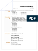 Sample Resume
