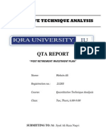 Mohsin QTA Report