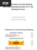how pre-reading during-reading and post-reading activities fit in the reading process