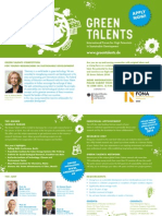 GREEN TALENTS 2014 Application Flyer Accessible