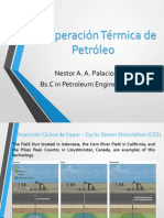 Recuperación Térmica de Petróleo: Nestor A. A. Palacios Chun BS.C in Petroleum Engineering - UNI