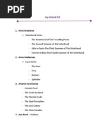 Download My Book List by abbeyllanes SN23500654 doc pdf