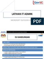 130619 Latihan IT Admin Microsoft Outlook 2010