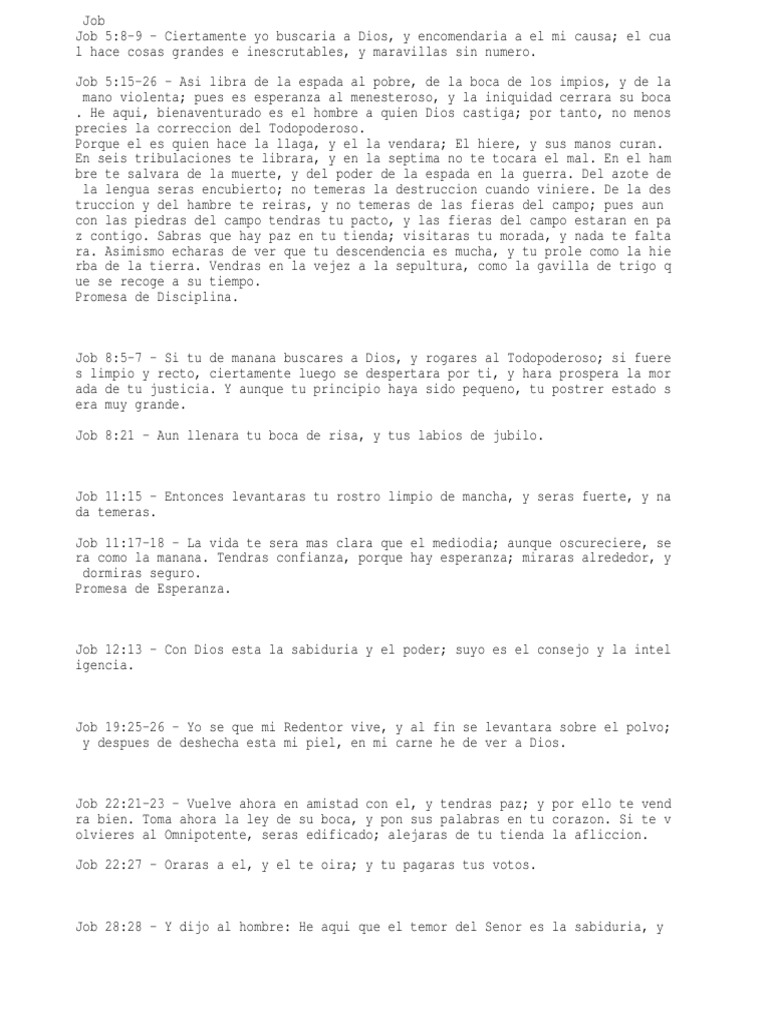 18 Job Teología Creencia Y Doctrina Religiosas