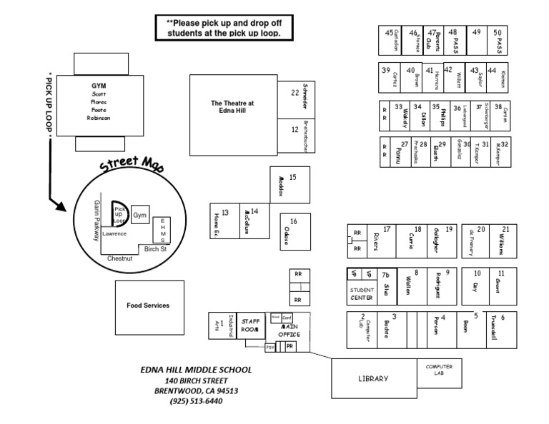 Edna Hill Middle School Campus Map | PDF | Career & Growth | Sports ...
