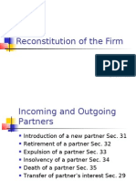 Reconstitution of the Firm