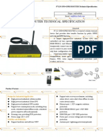 F7125 GPS+GPRS ROUTER SPECIFICATION