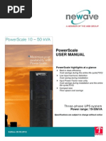 User Manual PowerScale 10-50kVA English PDF