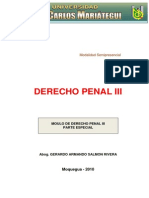 Modulo Derecho Penal III